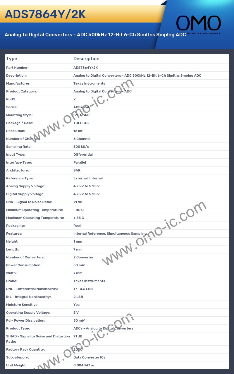 ADS7864Y/2K
