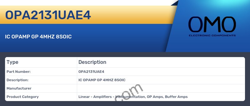 OPA2131UAE4