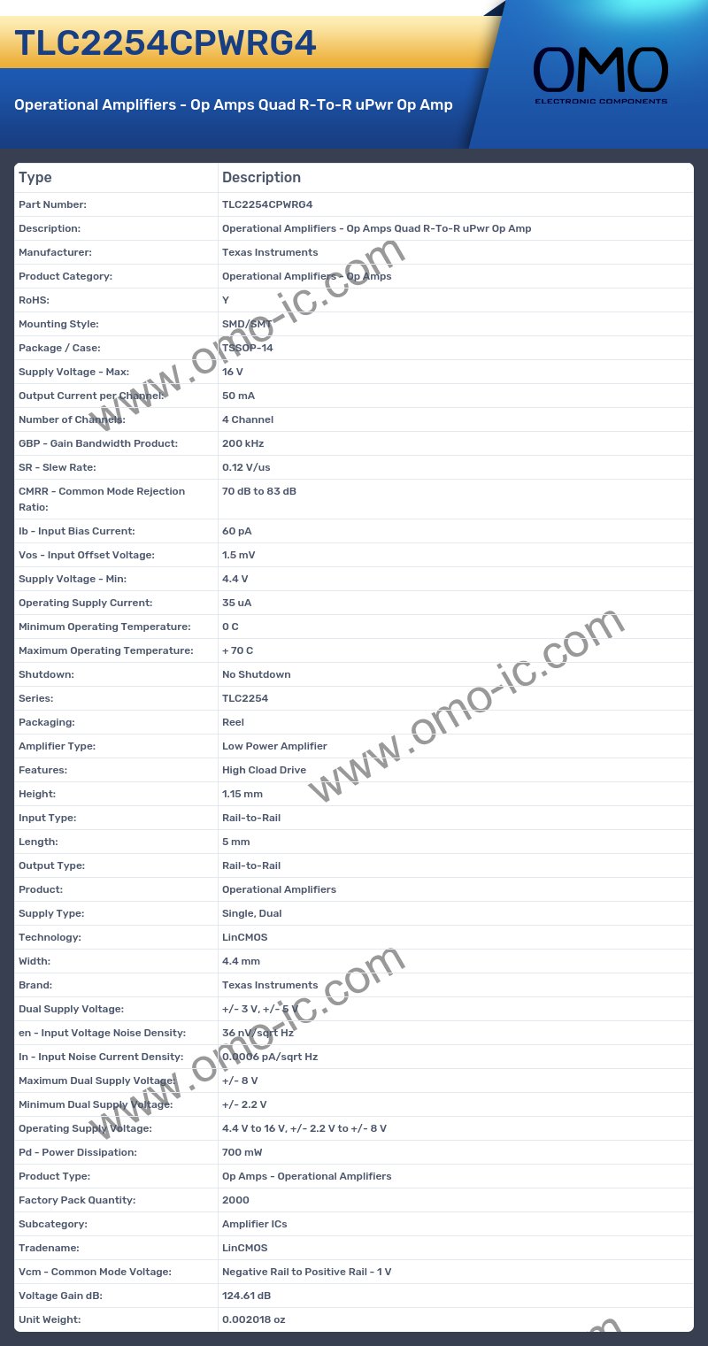 TLC2254CPWRG4