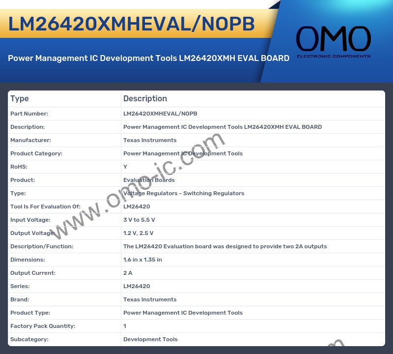 LM26420XMHEVAL/NOPB