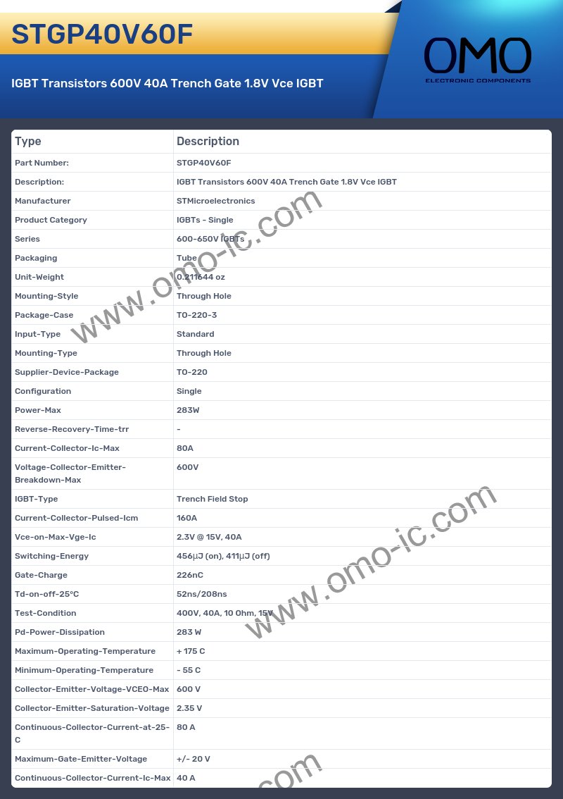 STGP40V60F