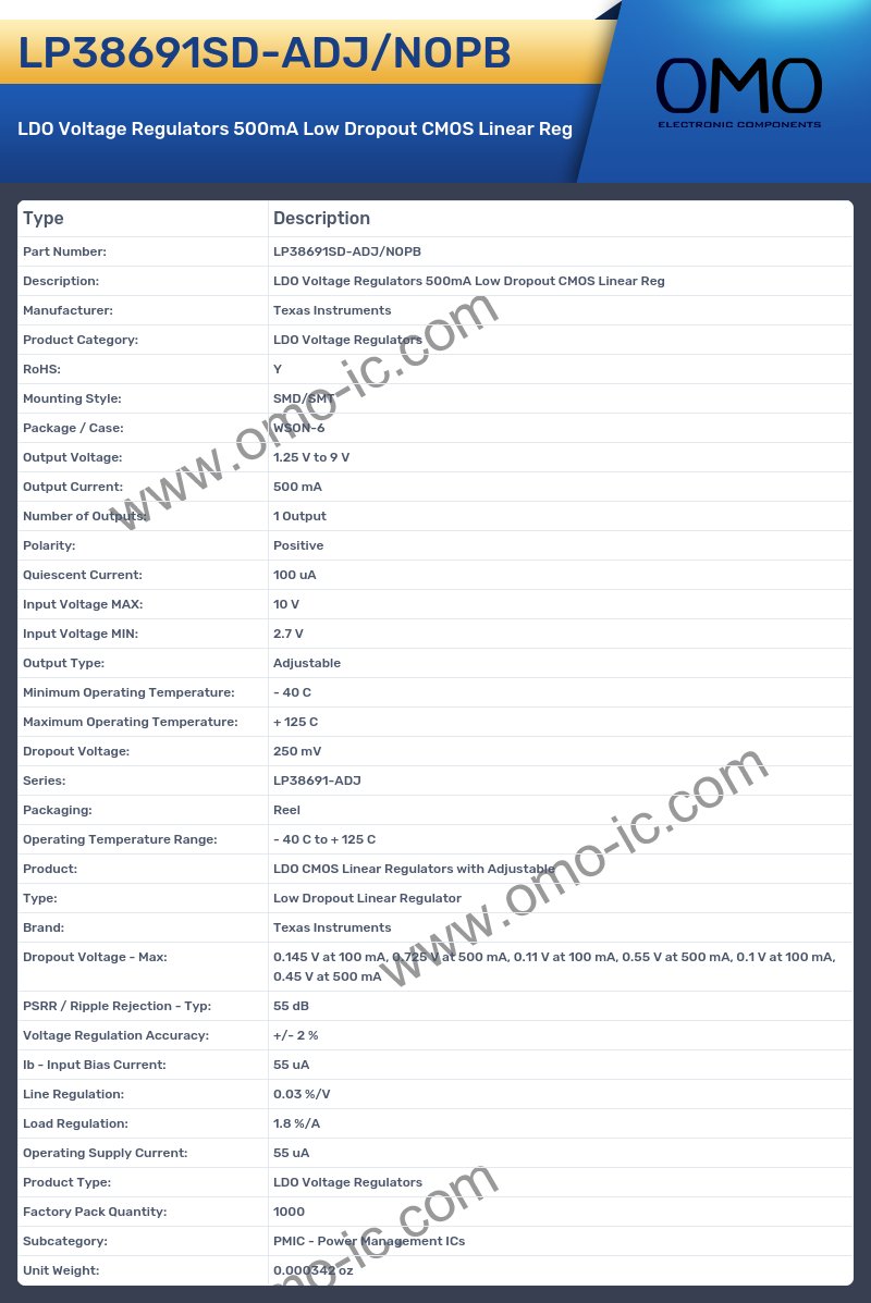 LP38691SD-ADJ/NOPB