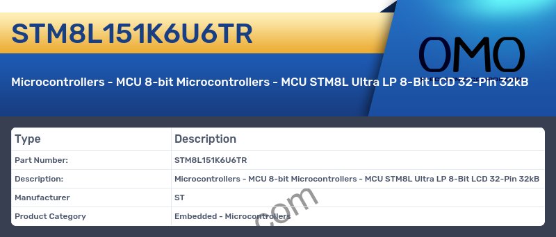 STM8L151K6U6TR