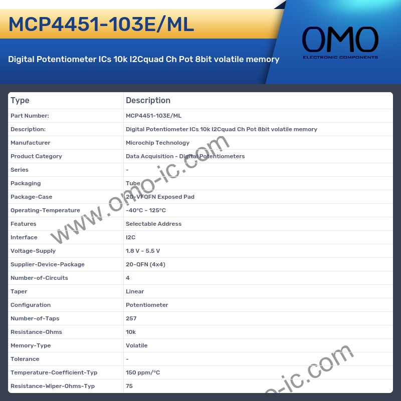 MCP4451-103E/ML