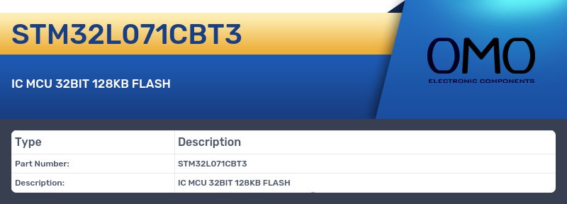 STM32L071CBT3