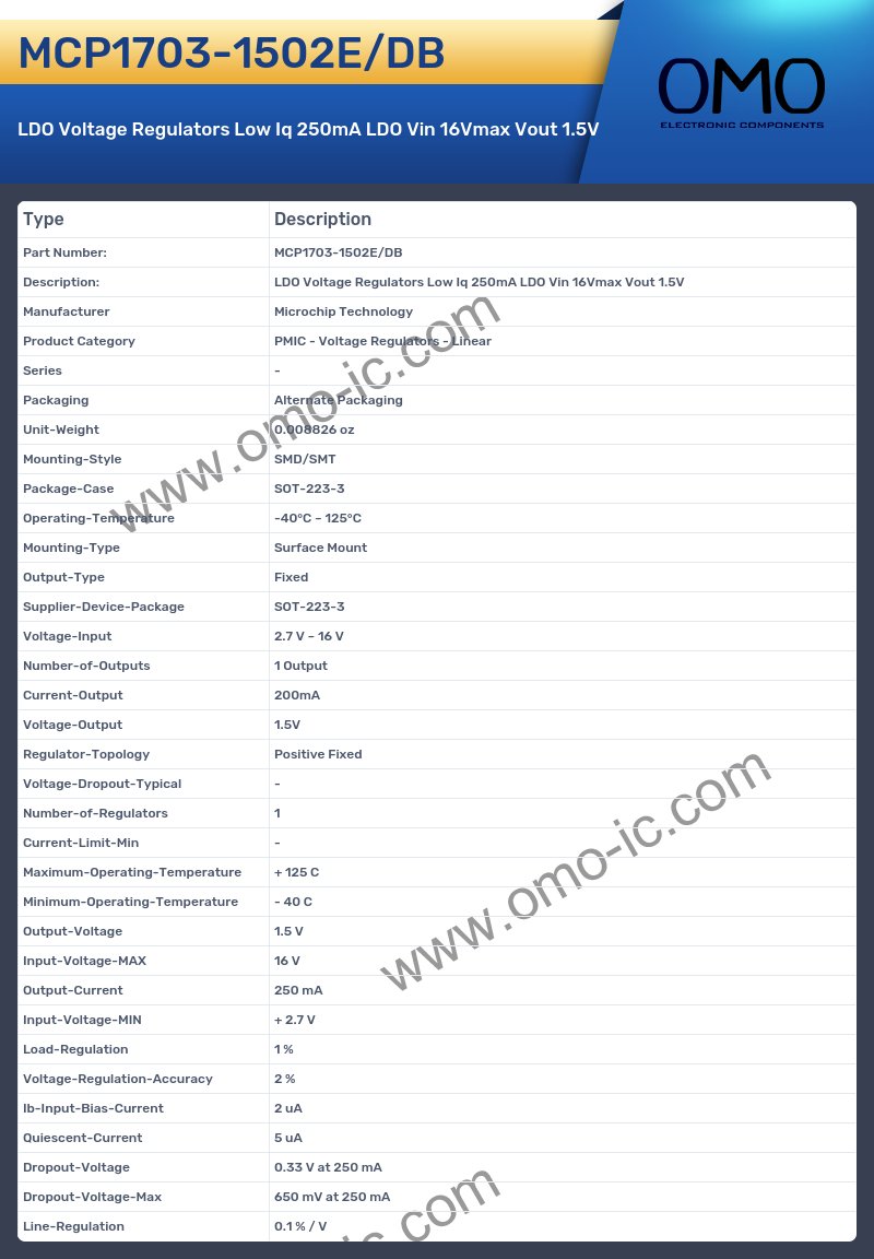 MCP1703-1502E/DB