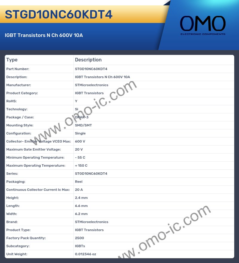 STGD10NC60KDT4