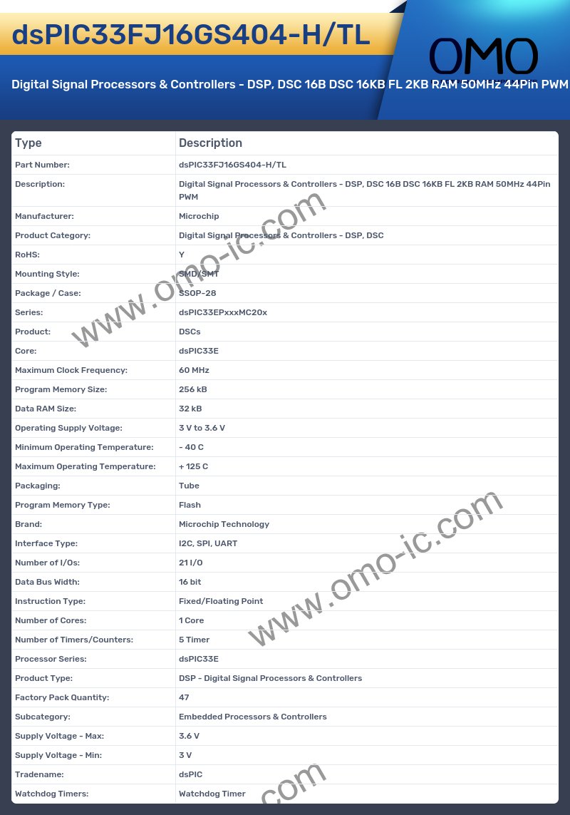 dsPIC33FJ16GS404-H/TL