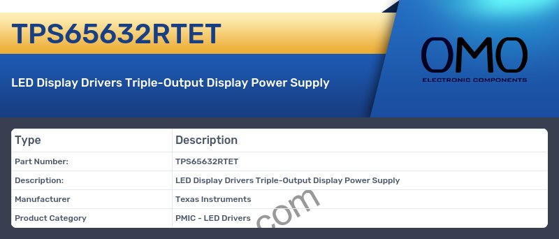 TPS65632RTET