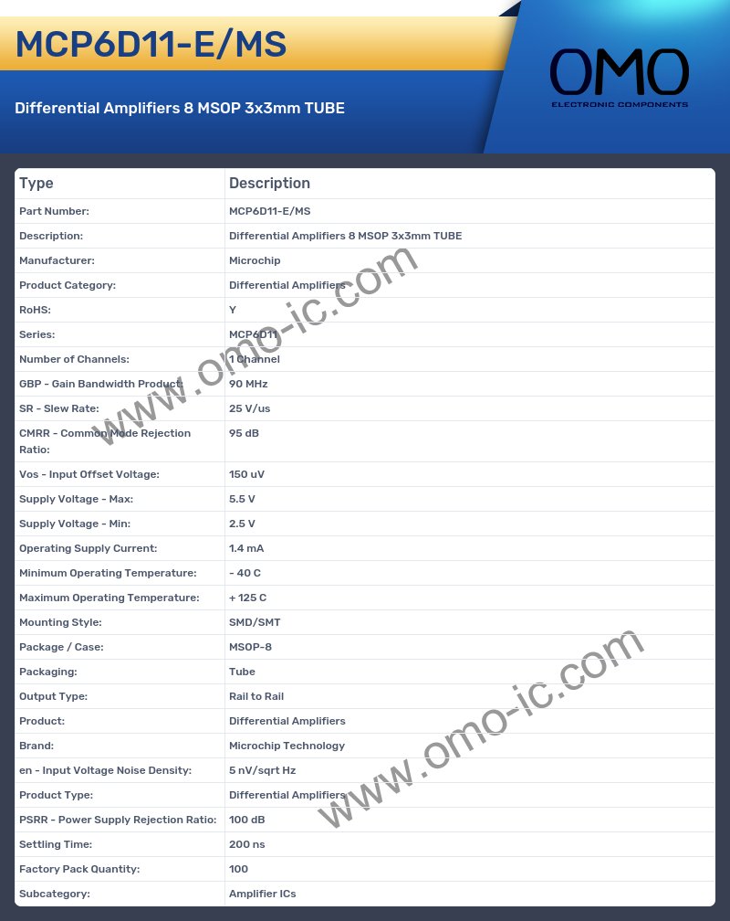 MCP6D11-E/MS