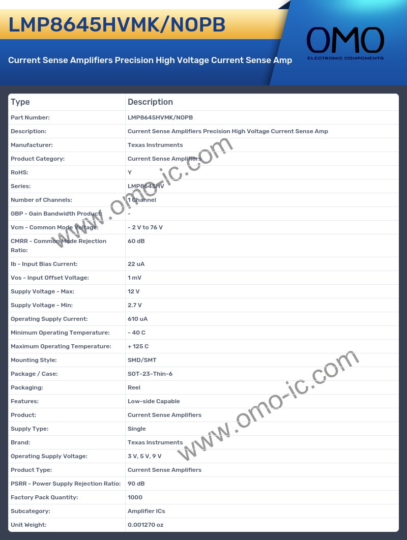 LMP8645HVMK/NOPB