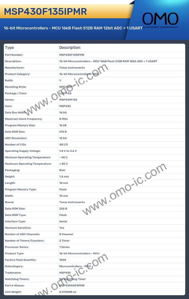 MSP430F135IPMR