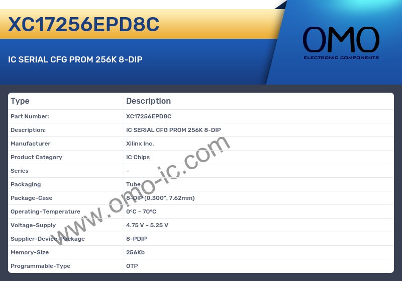 XC17256EPD8C