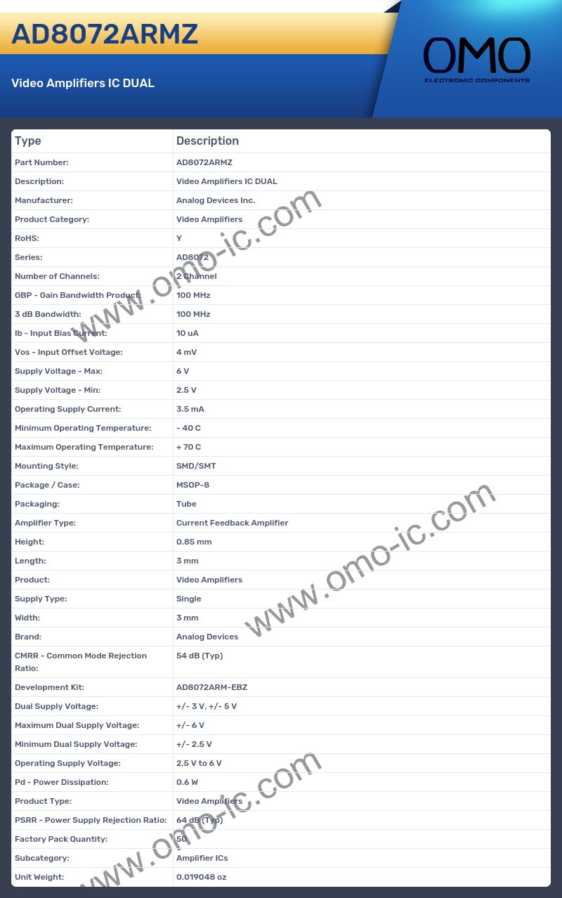 AD8072ARMZ