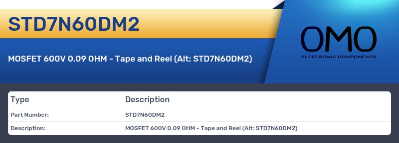 STD7N60DM2