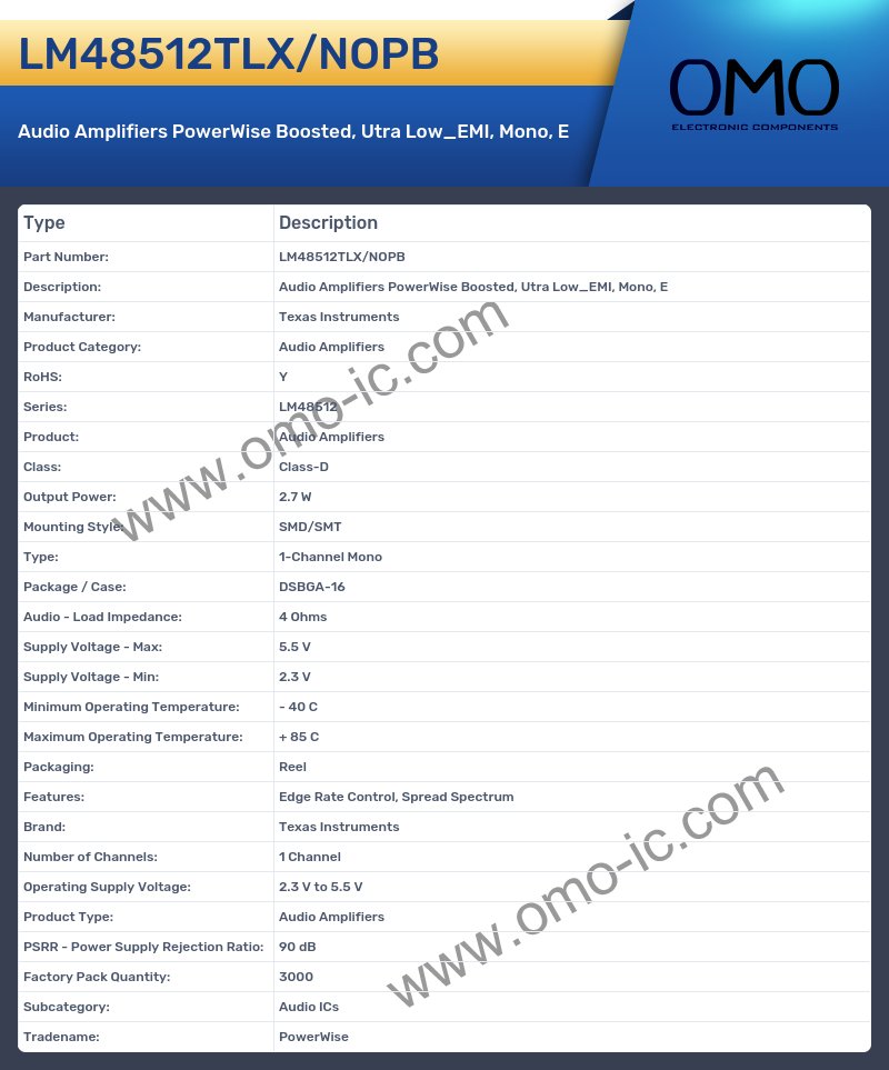 LM48512TLX/NOPB