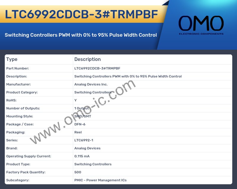 LTC6992CDCB-3#TRMPBF