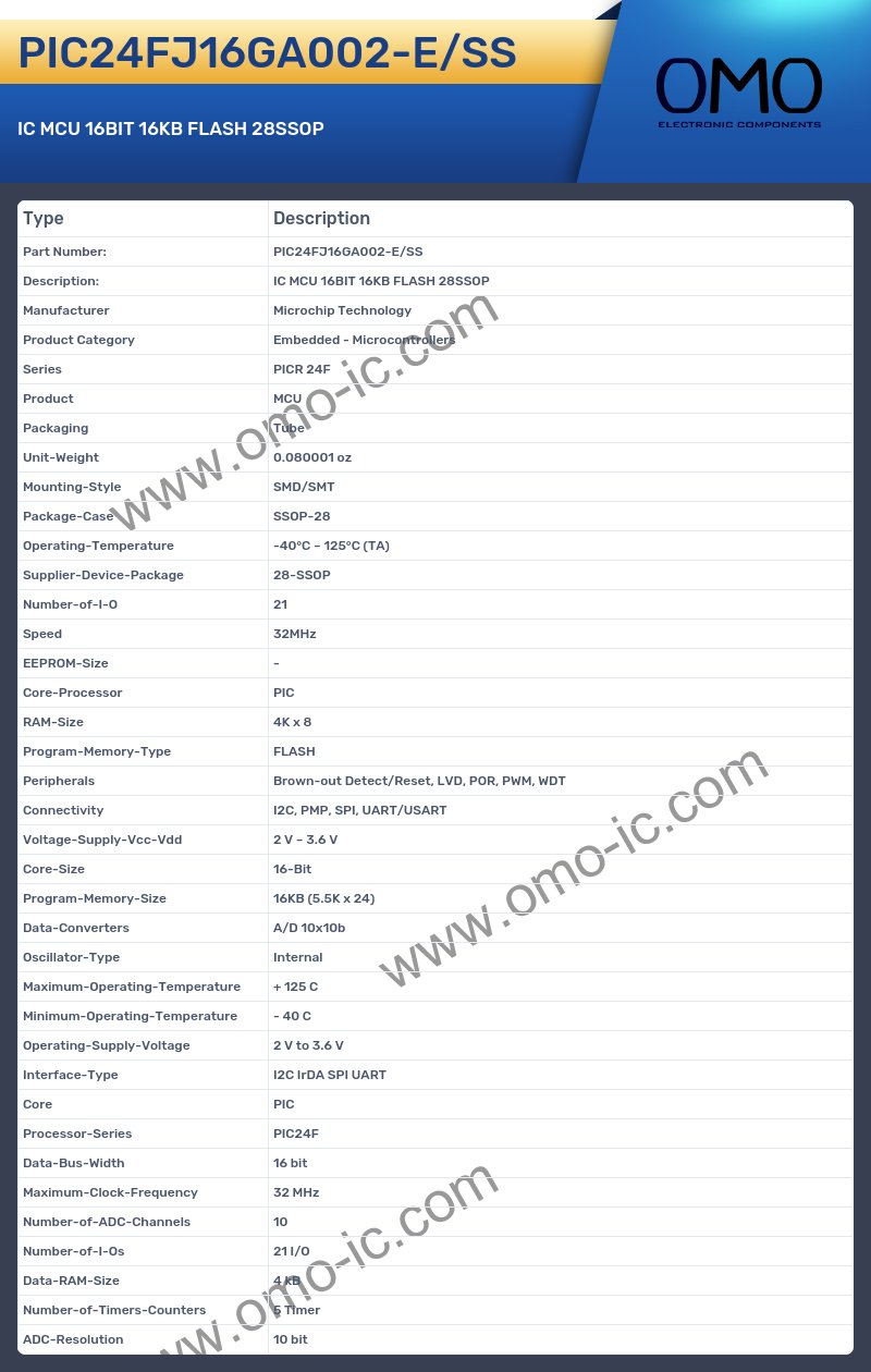 PIC24FJ16GA002-E/SS