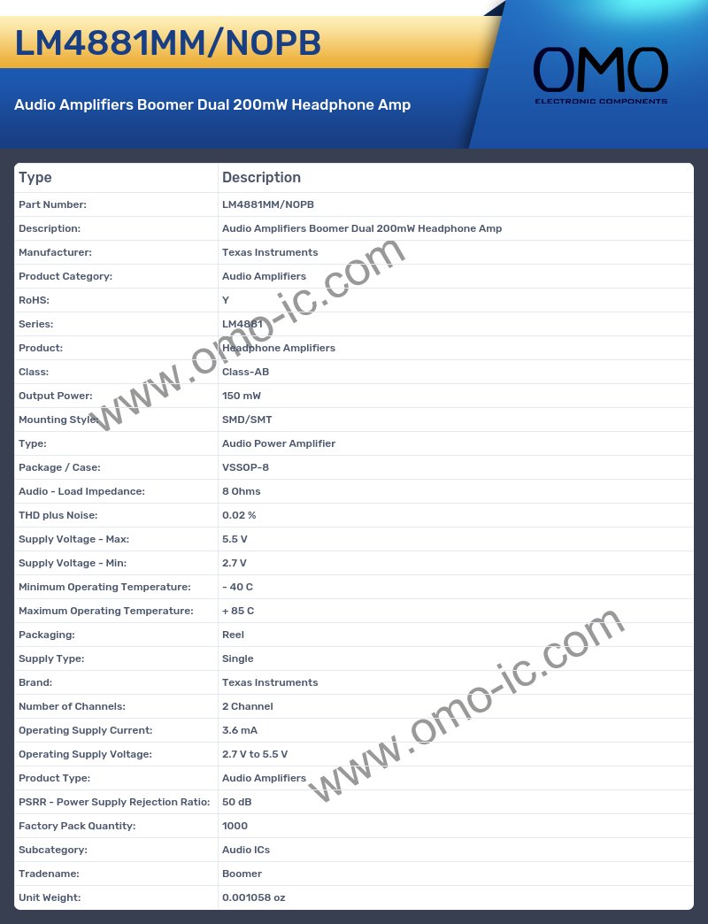 LM4881MM/NOPB