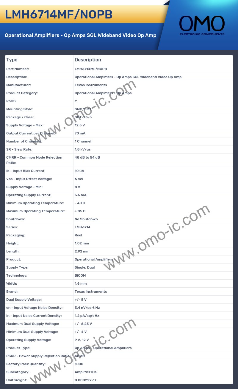LMH6714MF/NOPB