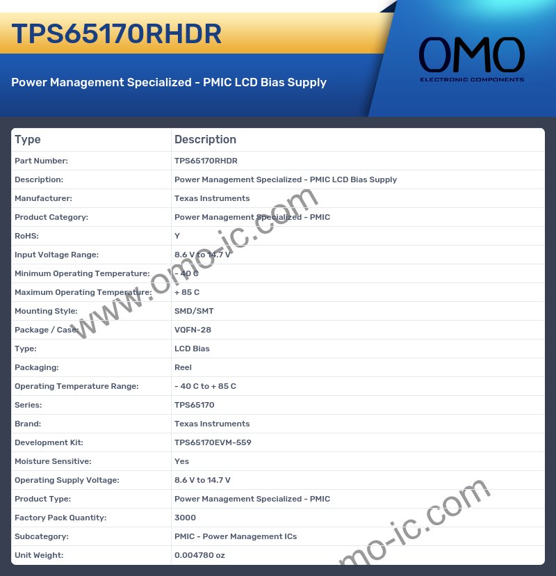 TPS65170RHDR