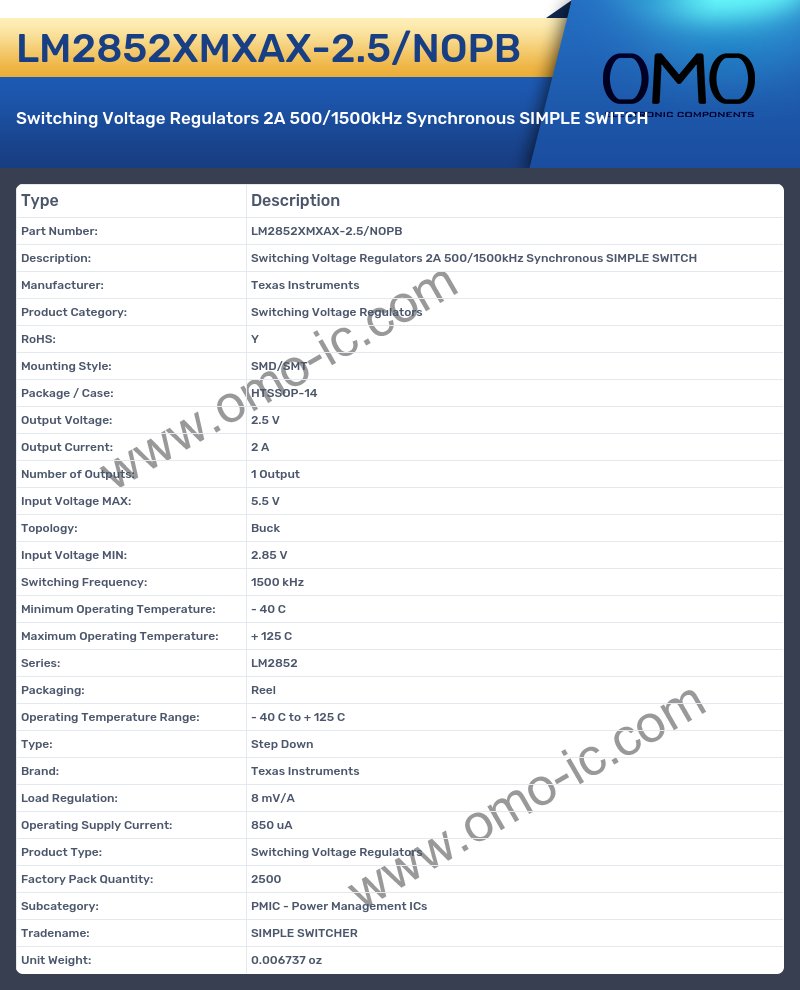 LM2852XMXAX-2.5/NOPB