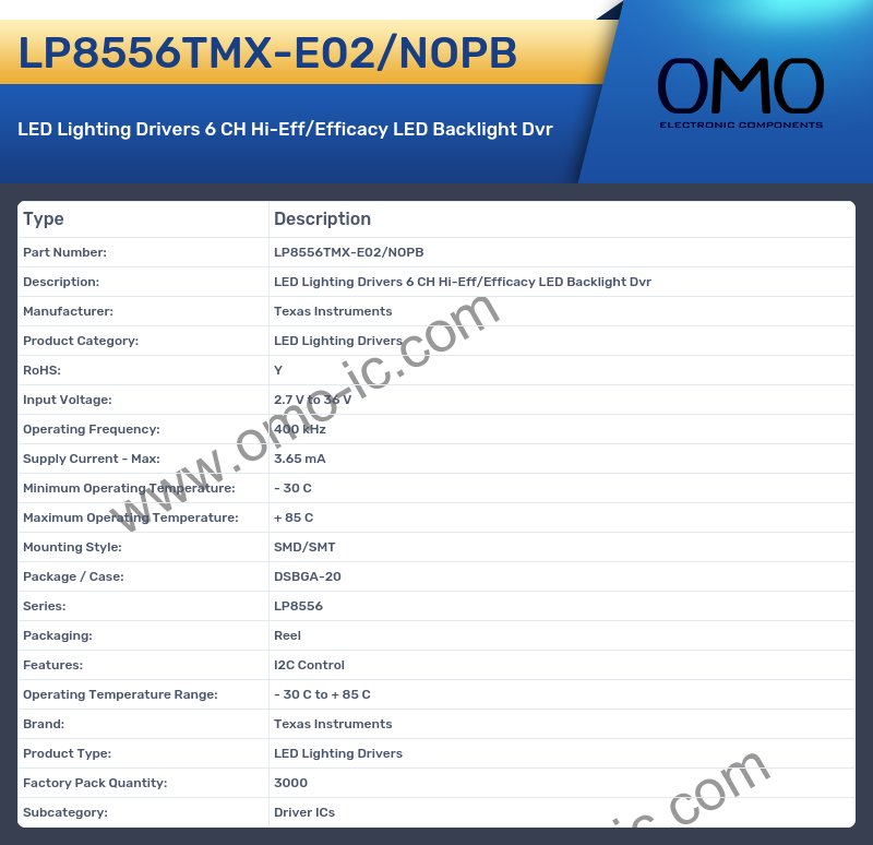 LP8556TMX-E02/NOPB