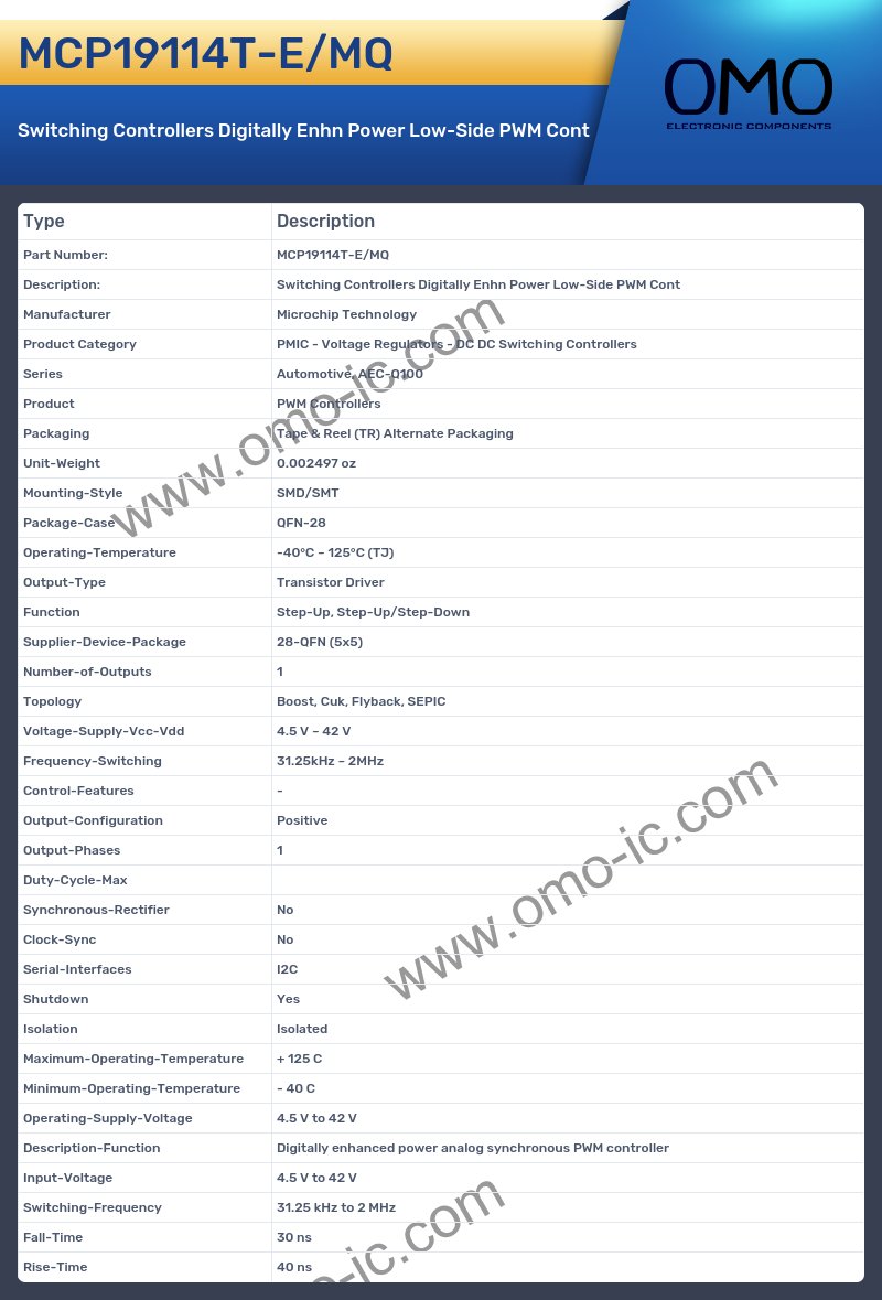 MCP19114T-E/MQ