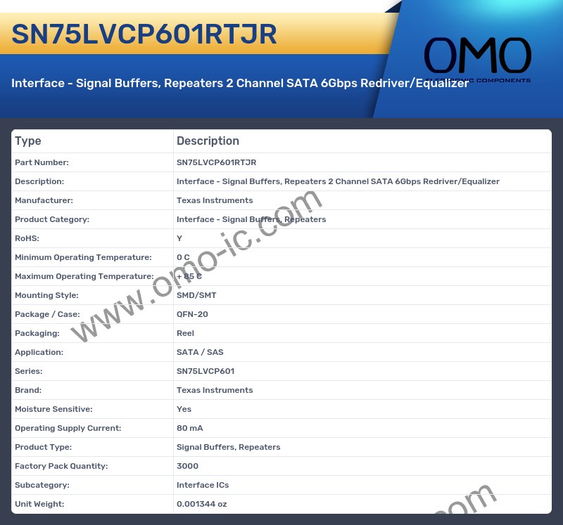 SN75LVCP601RTJR