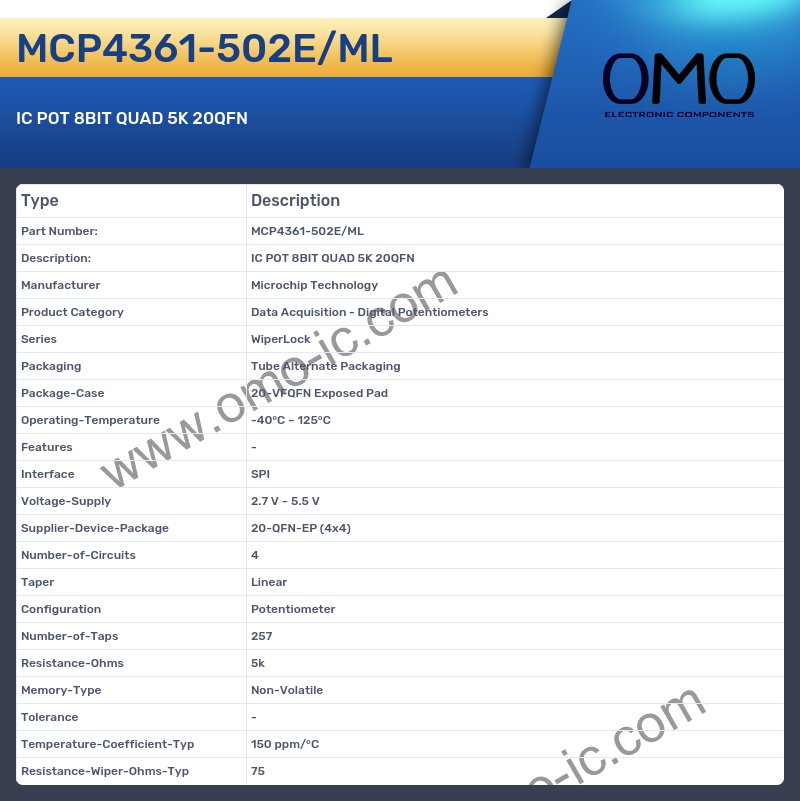 MCP4361-502E/ML