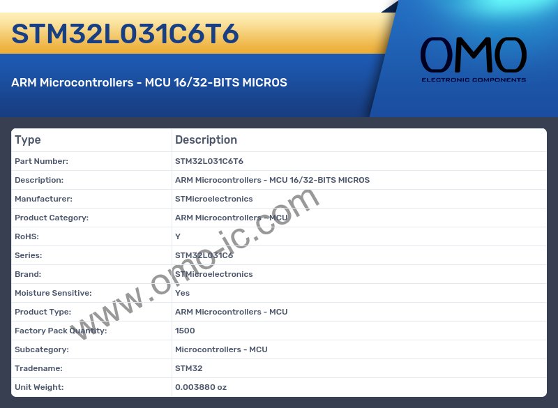 STM32L031C6T6