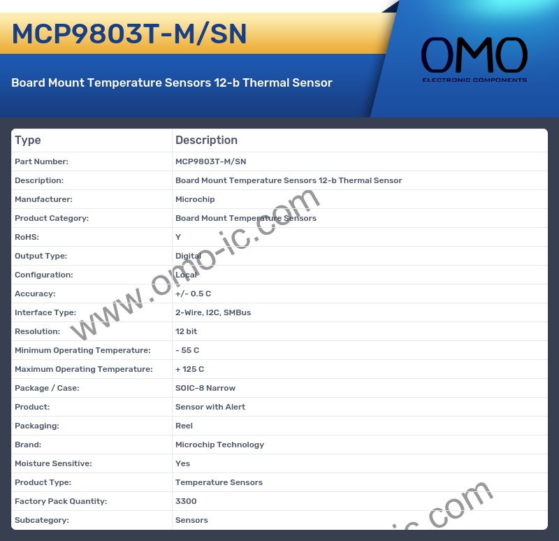 MCP9803T-M/SN