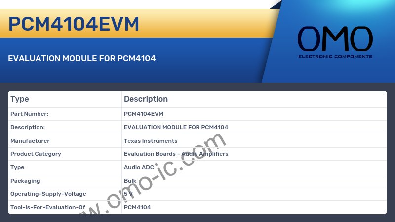 PCM4104EVM
