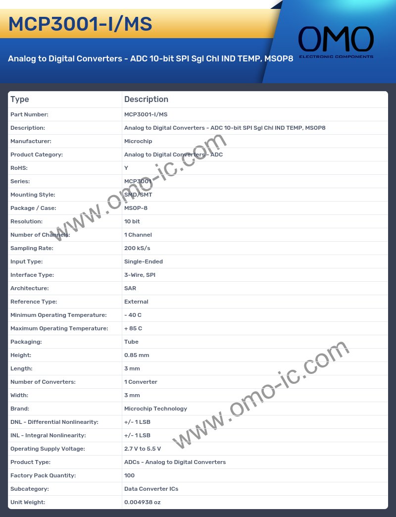 MCP3001-I/MS