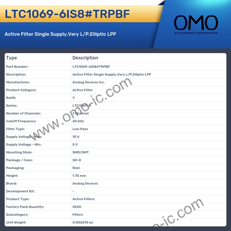 LTC1069-6IS8#TRPBF