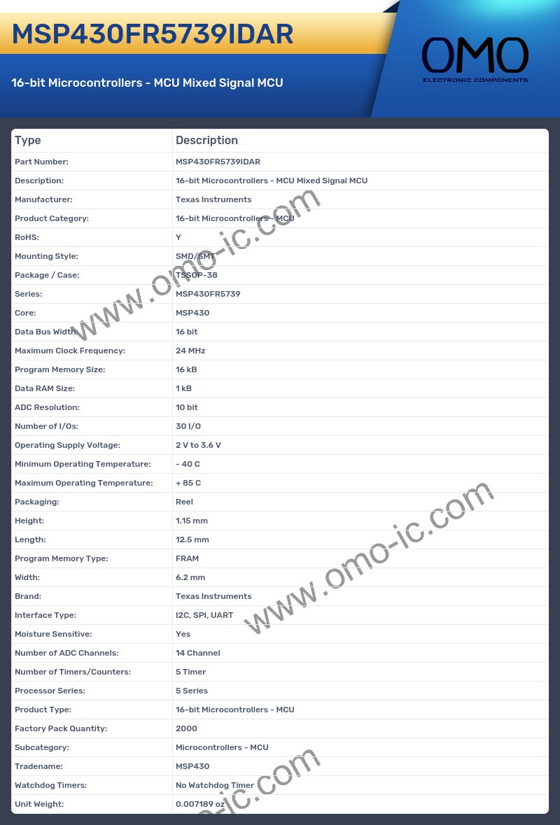 MSP430FR5739IDAR