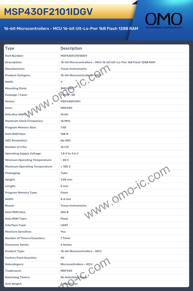 MSP430F2101IDGV