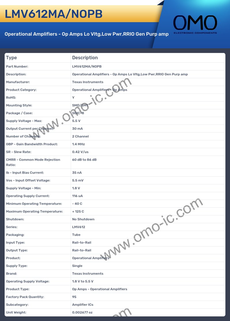 LMV612MA/NOPB