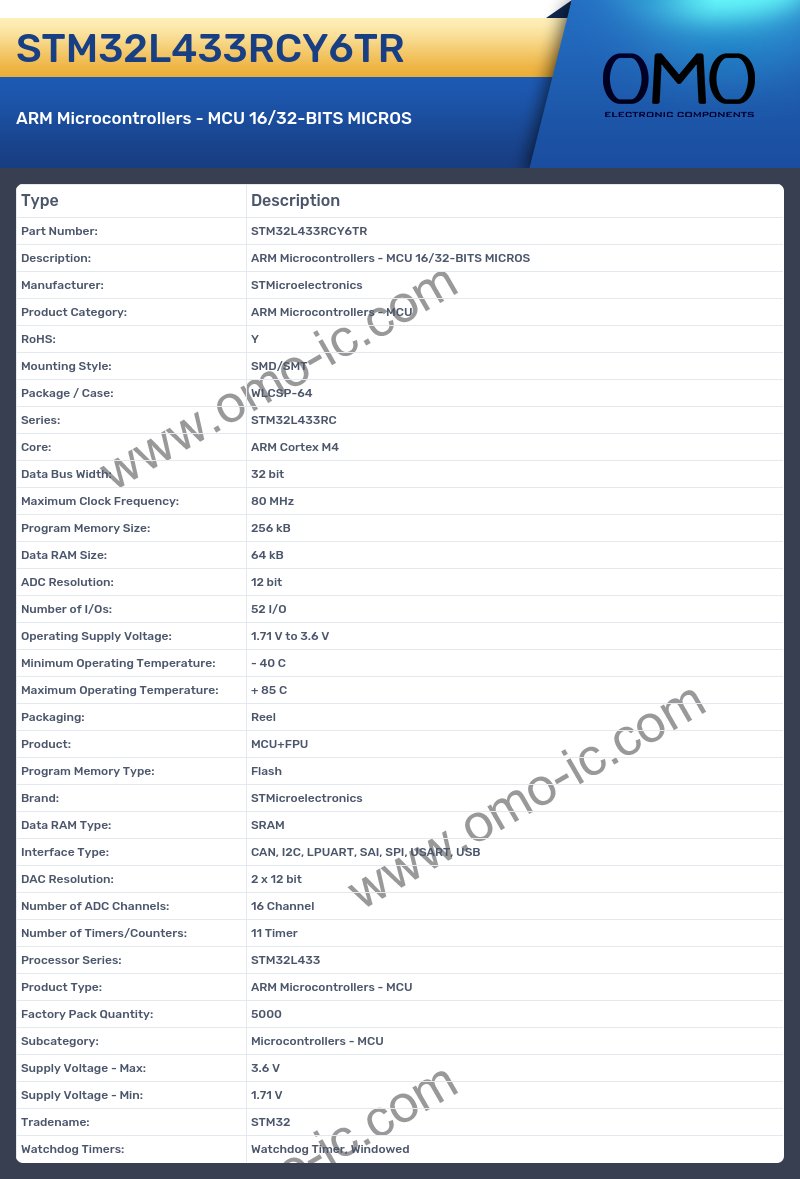 STM32L433RCY6TR