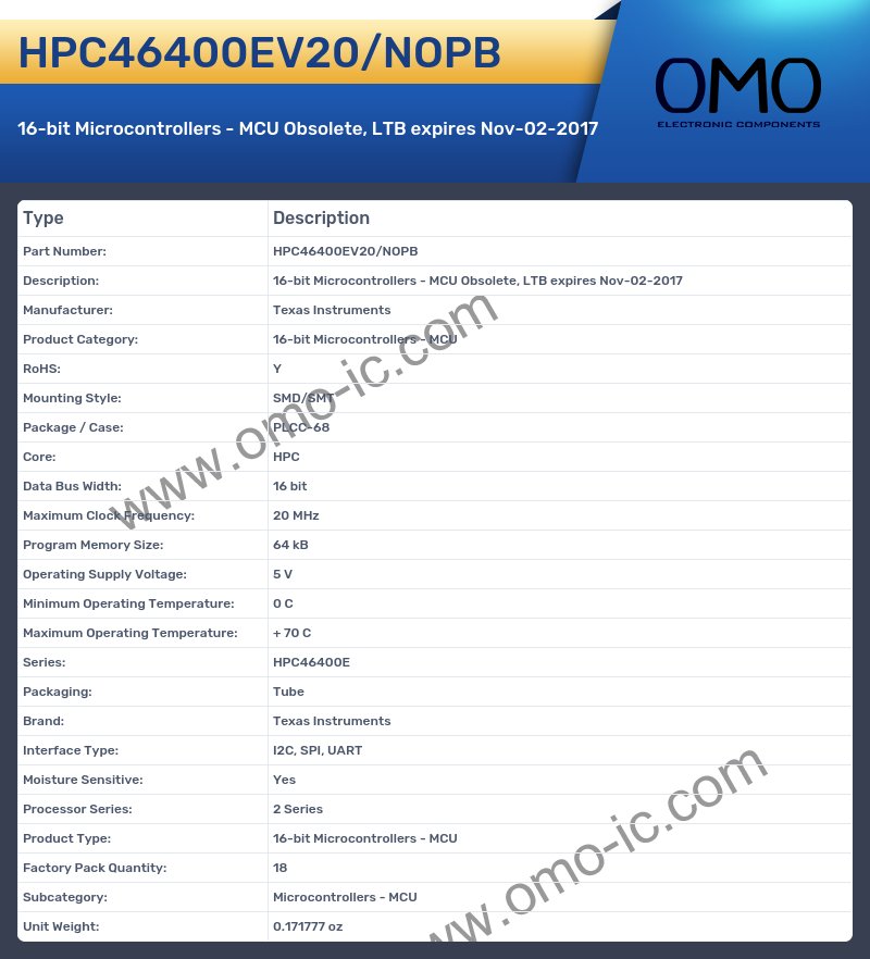 HPC46400EV20/NOPB