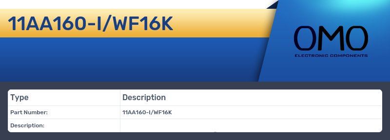 11AA160-I/WF16K