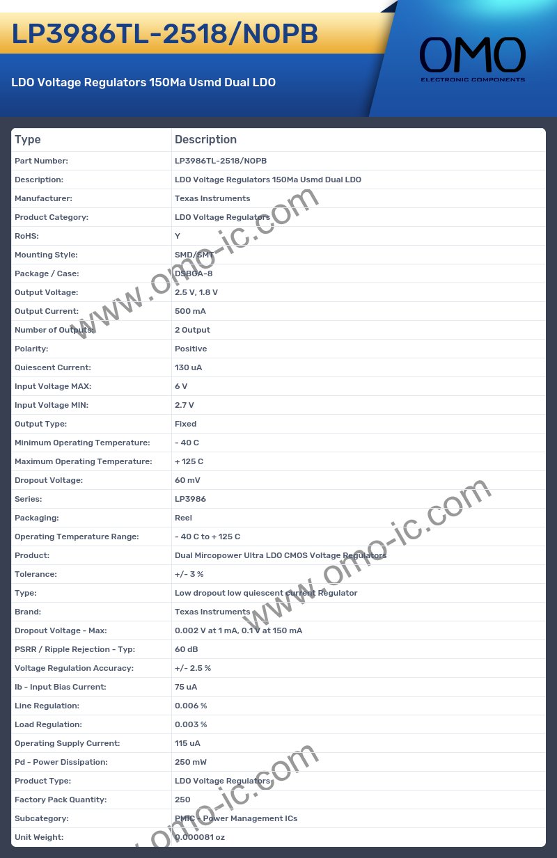 LP3986TL-2518/NOPB