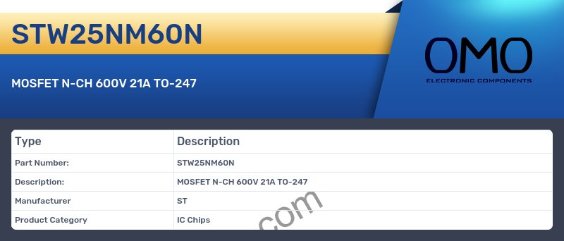 STW25NM60N