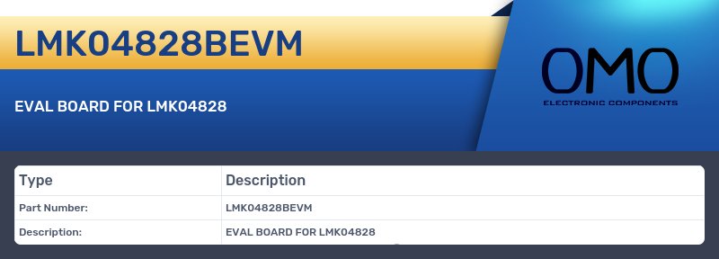 LMK04828BEVM