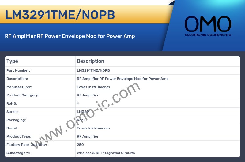 LM3291TME/NOPB