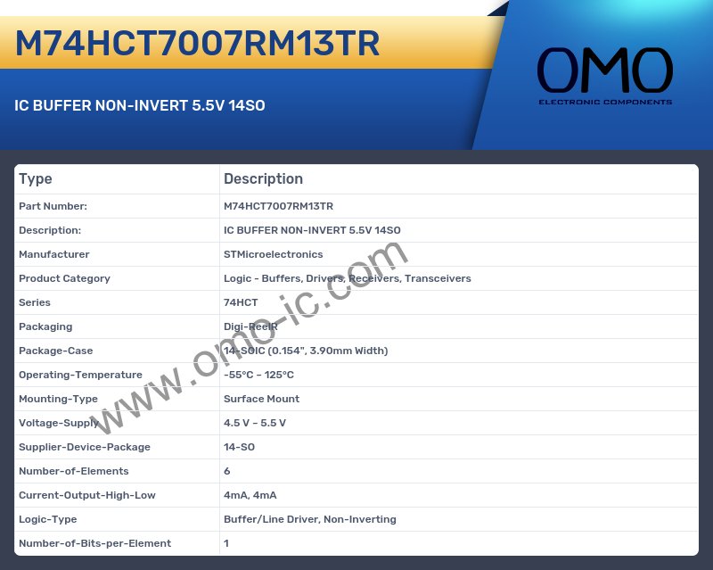 M74HCT7007RM13TR