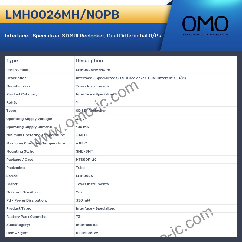 LMH0026MH/NOPB