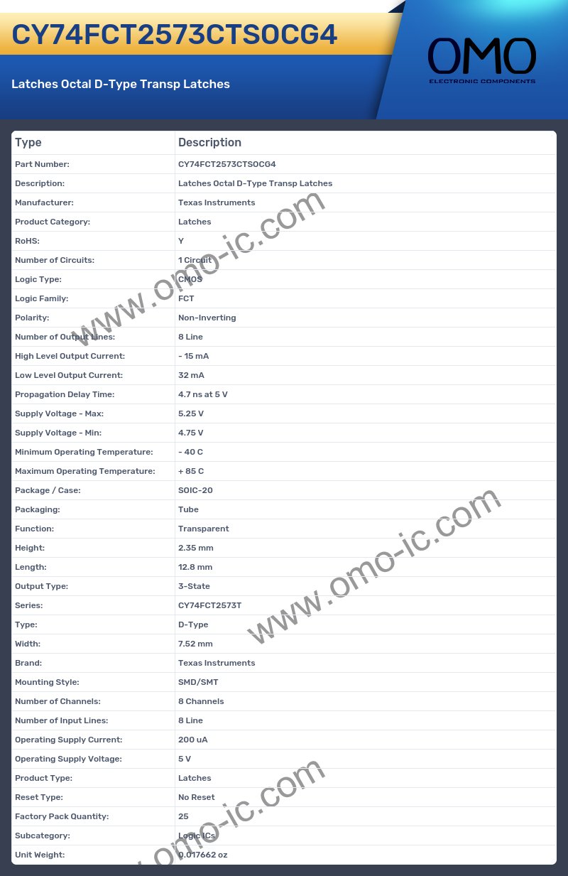 CY74FCT2573CTSOCG4