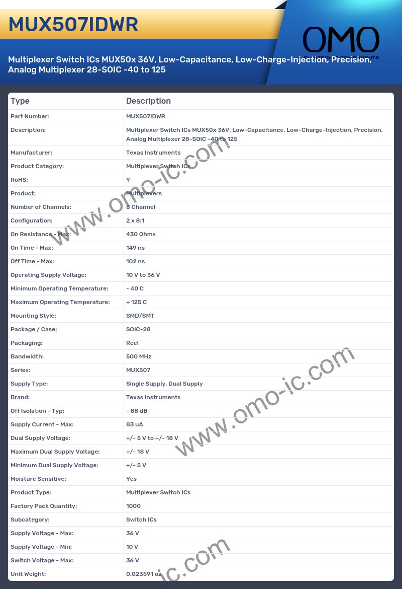 MUX507IDWR