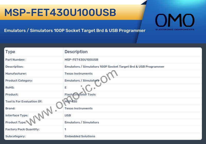 MSP-FET430U100USB